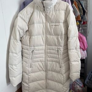 Columbia Women's Cream Puffer Coat